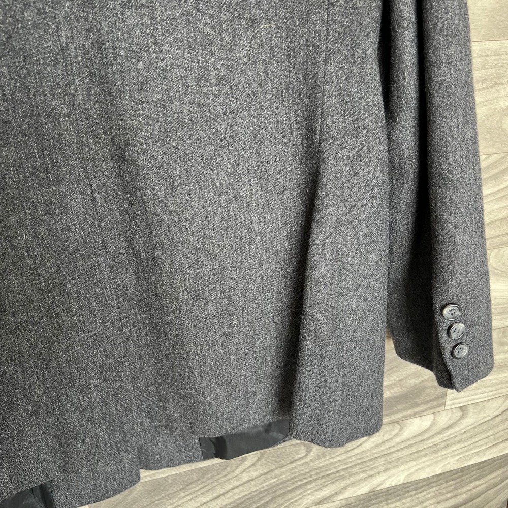 Vintage E.H. Woods Classic Gray Women's Wool Blend Blazer - Picture 5 of 13